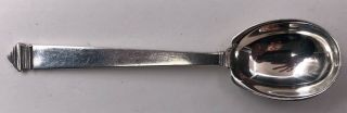 Antique 1934 Signed Tiffany & Co Hampton Sterling Silver Sugar Spoon 5 3/4 "