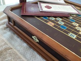 1990 VINTAGE FRANKLIN “THE CLASSIC COLLECTOR EDITION “ SCRABBLE GAME 6