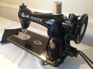 Special vintage Singer CENTENNIAL sewing machine,  Model 15 - 91,  Accessories 4