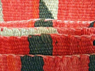 Vintage Hand Woven Mexican Latin American Weaving Wool Rug Wall Hanging Rug 11