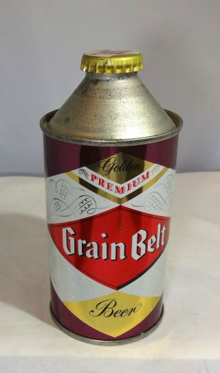 Grain Belt Premium Vintage Cone Top Beer Can