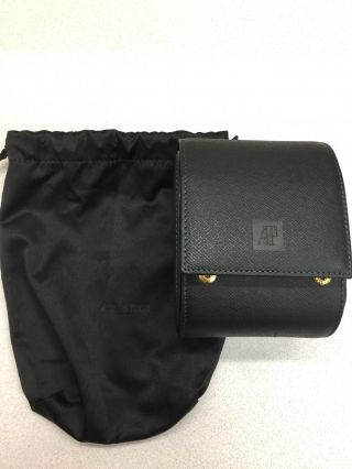 Audemars Piguet Ap Rare Luxury Black Leather Watch Case Travel Roll Box For Vips
