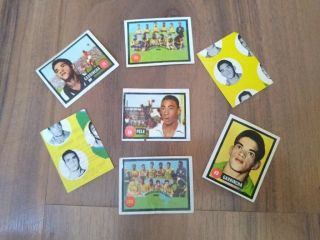 Very Rare Soccer Pele,  6 Cards " Titulares " Editora Ave - 1958