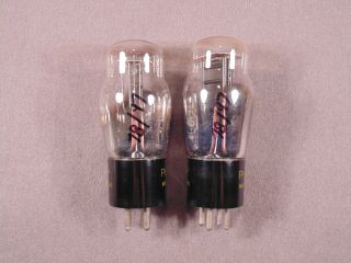 2 45 PHILCO HiFi Antique Radio Amp Vacuum Tubes Matching Codes 312 5225 NOS 4