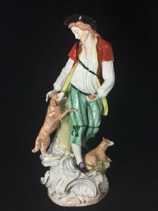 Antique / Vintage Dresden Carl Thieme Figurine Porcelain D6592,  Rare,