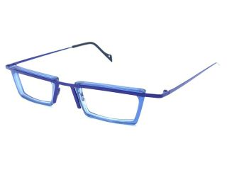 Theo Harley David Titanium Blue Eyeglasses Frames Belgium Vintage 8