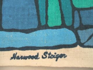 VINTAGE MODERN HARWOOD STEIGER APOGEE FABRIC MID CENTURY ABSTRACT 4.  5YDS RARE 4