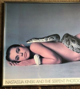 Vintage Poster Richard Avedon Nastassja Kinski Serpent Girl & The Snake 2