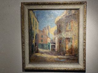 Vintage Oil Painting By Renowned American Impressionist Conde Wilson Hickok