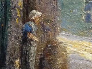 Vintage oil Painting by renowned American impressionist Conde Wilson Hickok 4