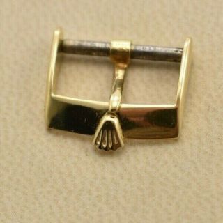 Rolex Sa18k Tang Buckle Vintage Mens 15,  Mm Swiss Made Rare Find Great Shape