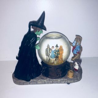 Vintage Wicked Witch Wizard Of Oz Turner Entertainment 1995 Snow Globe Dorothy