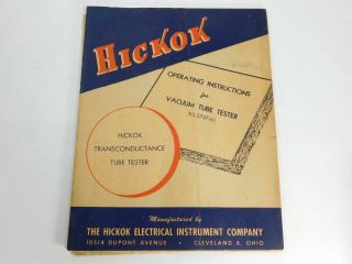 Hickok Western Electric KS - 5727 - L1 Vintage Tube Tester or Restoration 6
