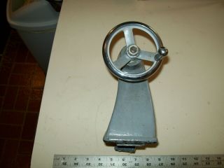 Heavy Cast Iron & Steel Tailstock Assembly From Vintage 12 