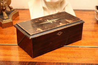 A Good Antique C19th Musical Box For Light Restoration,  Perfect Teeth