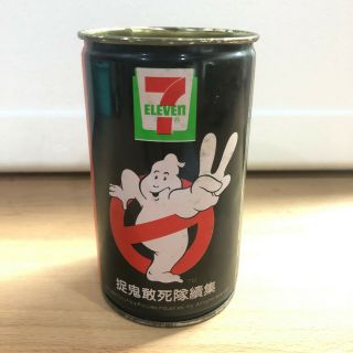 Ghostbuster 7 - 11 Coca Cola Coke Can From Hong Kong 1989 Rare