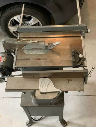 1950 Rockwell Vintage Table Saw - with instruction manuals 2