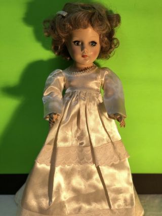1940s - 50s Vintage Hard Plastic Signed Mary Hoyer Doll 14 "