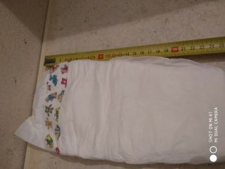 Vintage 90s ultra baby love 18 - 30 kg 39 - 66 lb 60 very big abdl anatomical diaper 9