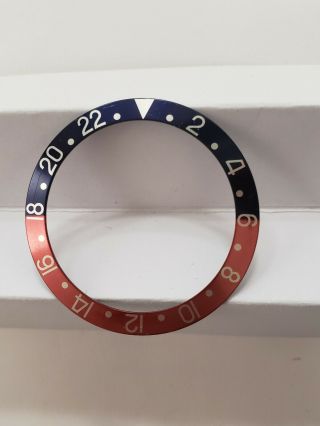 Vintage Rolex Watch Bezel Insert Faded Gmt Master Blue Red Pepsi 1675 16750