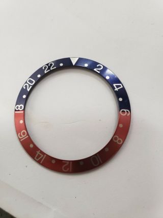 Vintage Rolex Watch Bezel Insert Faded GMT Master Blue Red Pepsi 1675 16750 2