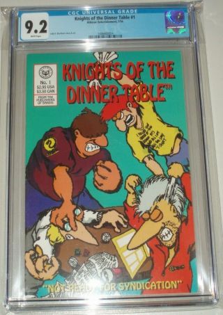 Knights Of The Dinner Table 1 Cgc 9.  2 Near - Rare And Hard To Find Book