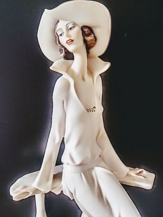 Vintage G.  Armani Statue Figurine Lady Florance Italy Collectable Art Decor