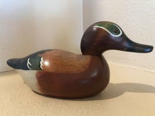 1988 Frank Beall Salesman Wood Carved Mason Pintail Drake Duck Hunting Decoy