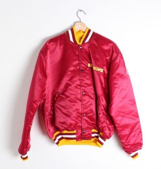 Vintage Washington Redskins Satin Starter Jacket Nfl Proline Old Stock L