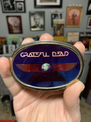 1978 Grateful Dead Belt Buckle Vintage Stanely Mouse Concert Tour Rare Pacifica?