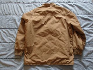 Vintage Derby of San Francisco Jacket - Sz 44 - Tan Color Paisley Lining 3