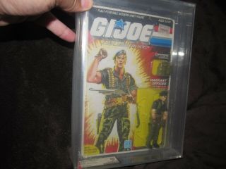 1985 Gi Joe Flint Vintage 36 Back Moc Afa 60