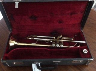 Vintage Buescher Aristocrat Trumpet With Case