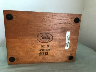 VTG Stickley Cherry Arts Crafts / Mission Accessories Desk Box - Marked 10