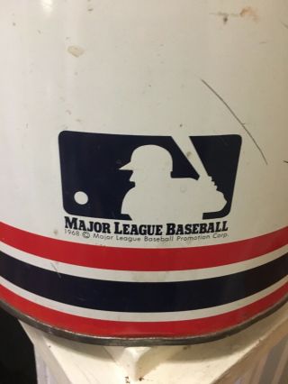 Vintage 1960s 1968 Boston Red Sox MLB Baseball Trash Can Garbage Rare Tin 8