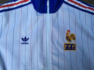 VTG Adidas Trefoil France 1982 World Cup Carre Magique Varsity Jacket Men’s XL 3
