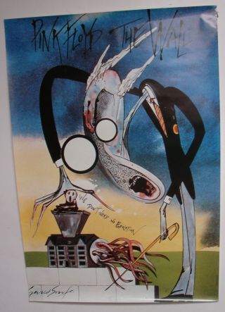 Vtg 1982 Pink Floyd The Wall Poster " We Don 