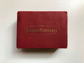 1960 ' s VINTAGE GIRARD - PERREGAUX MEN ' S WATCH BOX 6