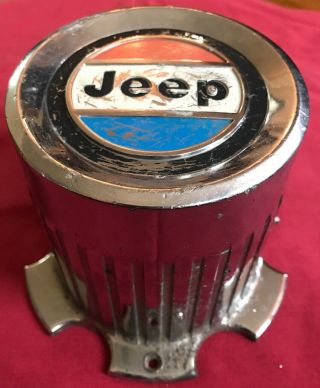 1968 - 1984 Jeep Wagoneer Cherokee Wheel Center Hub Cap Cover Hubcap Meta 5352792