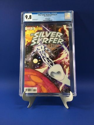 Silver Surfer: The Best Defense 1 Cgc 9.  8 Buscema 1:200 Remastered Variant Rare