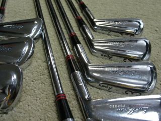 VTG Rare Ben Hogan Apex Forged Ft Worth TX Iron Set 1 - E RH Golf Club Irons 4 - fle 5