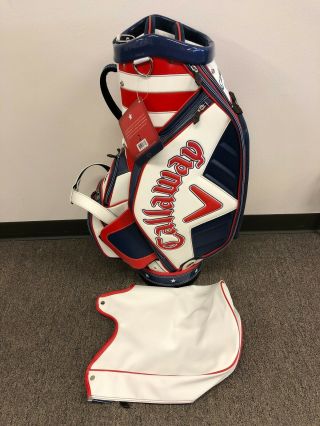 With Tag Rare Callaway Major Limited Edition Staff Bag Usa Us Open