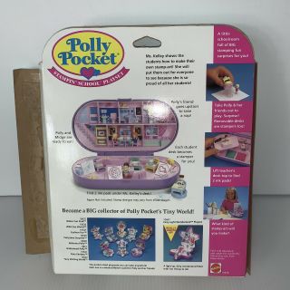 Polly Pocket Stampin’ School Playset Compact Bluebird 1993 Vtg 10648 8