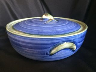 Rare Vtg John B.  Taylor Ceramics - Louisville,  Ky Stoneware Large 14 " Casserole