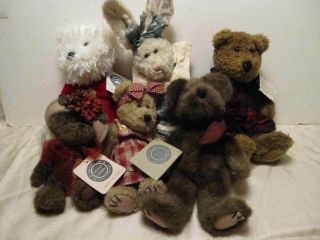 6 Boyds Bears,  Vintage,