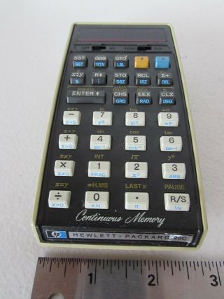 Vintage Hp 29c Continuous Memory Calculator 1977 Singapore Repair