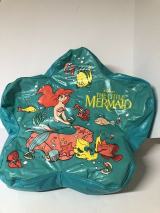 Vintage 1989 Little Mermaid Vintage Star Bean Bag Pillow Rare