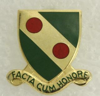 Vintage Us Military Dui Pin 793rd Mp Bn Facta Cum Honore Achievement With Honor