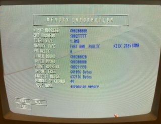 Vintage Commdore Amiga 500 with M - Tec 68020,  1MB Ram and Kickstart 3.  1 10