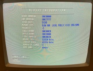 Vintage Commdore Amiga 500 with M - Tec 68020,  1MB Ram and Kickstart 3.  1 11